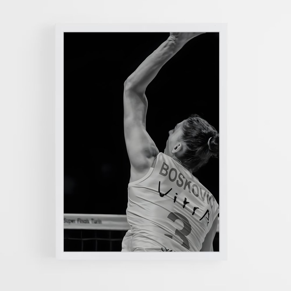 Poster Tijana de boskovic – affiche Volleyball (vue 3)